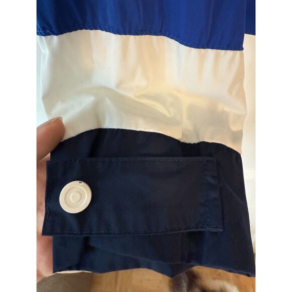 Hunter For Target Colorblock Blue and White Windbreaker Rain Jacket - Picture 4 of 5
